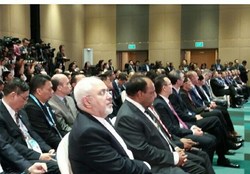 ظریف در نشست وزرای خارجه آسه‌ان در سنگاپور شرکت کرد
