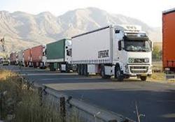 توقف کامیون‌ها در مرز بازرگان