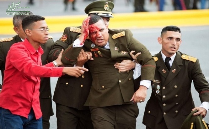 تصاویر/حمله پهبادهای انفجاری به رئیس‌جمهور ونزوئلا