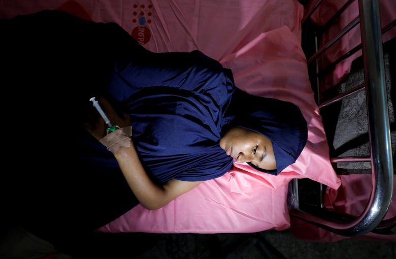 یک زن در بیمارستان زایمان در شهر مایدوگوری نیجریه بستری شده است