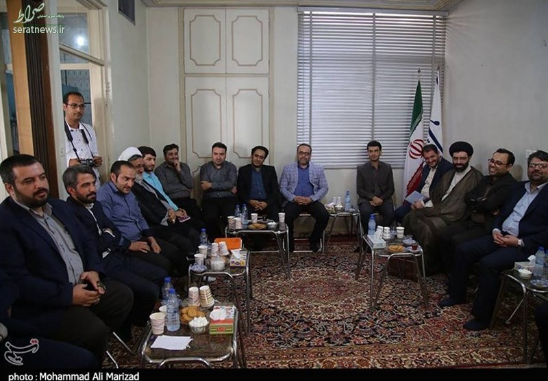 تصاویر/ دیدار رئیس مجلس با خبرنگاران قمی
