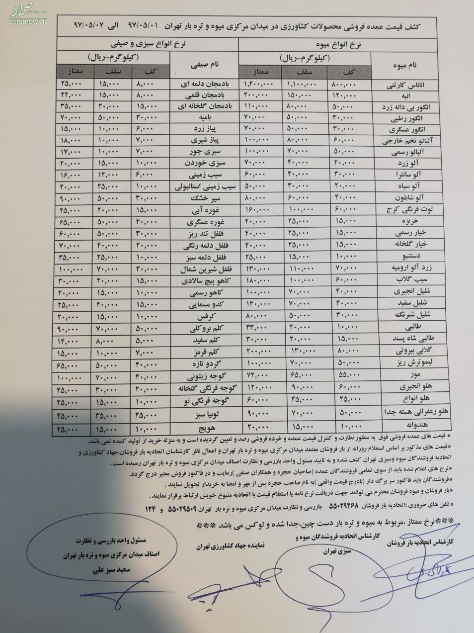 سیب در میدان مرکزی ۱۸ هزار تومان شد