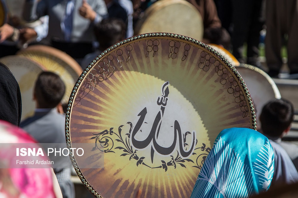 کارناوال دف نوازی در سنندج
