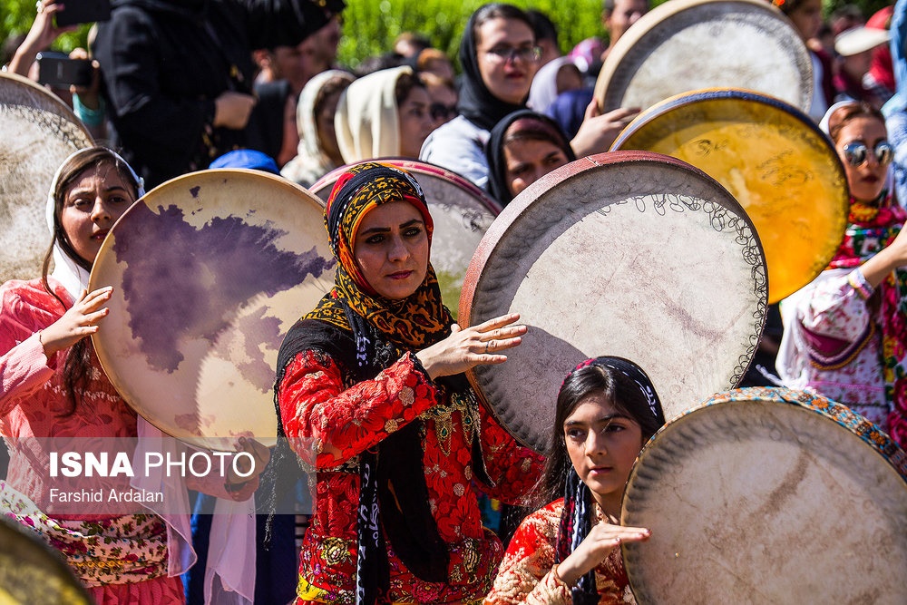 کارناوال دف نوازی در سنندج