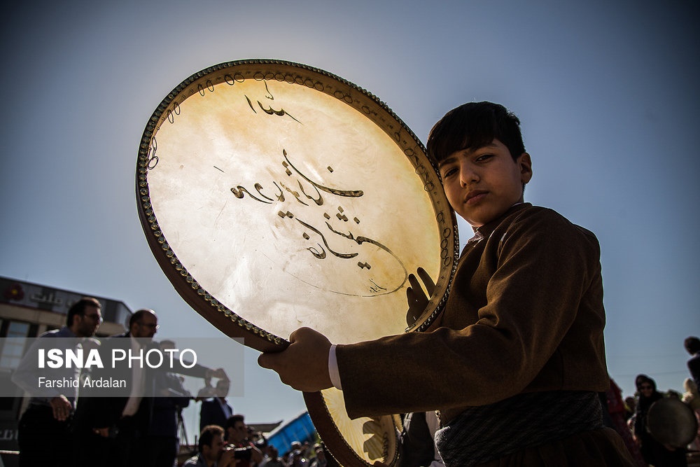 کارناوال دف نوازی در سنندج