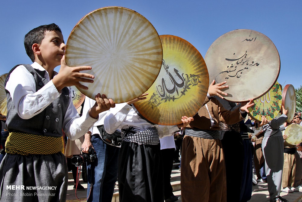 کارناوال دف نوازی در سنندج