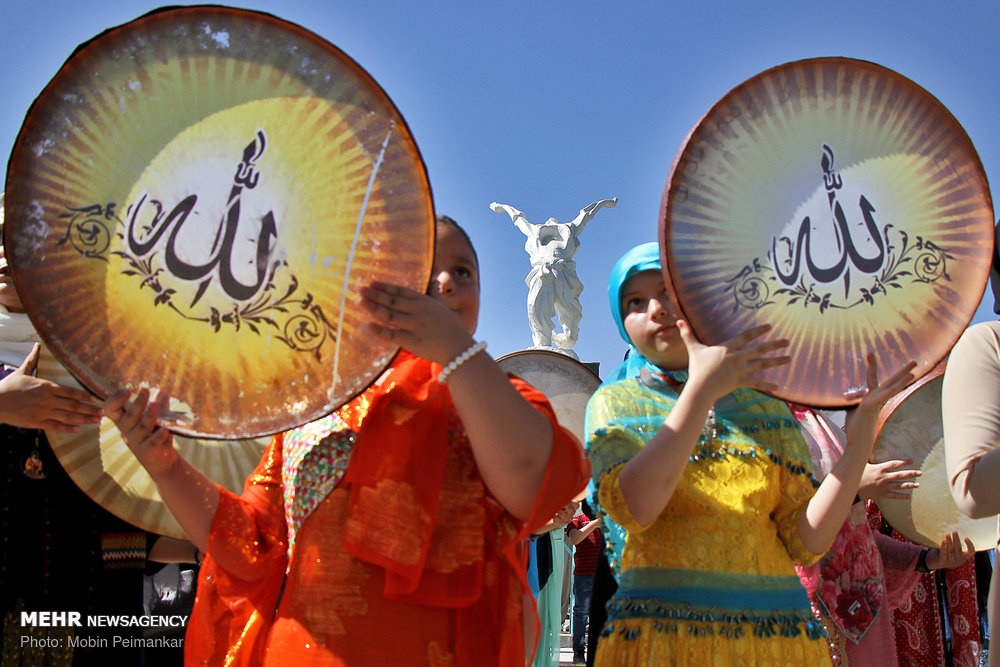 کارناوال دف نوازی در سنندج