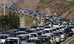 ترافیک سنگین در هراز