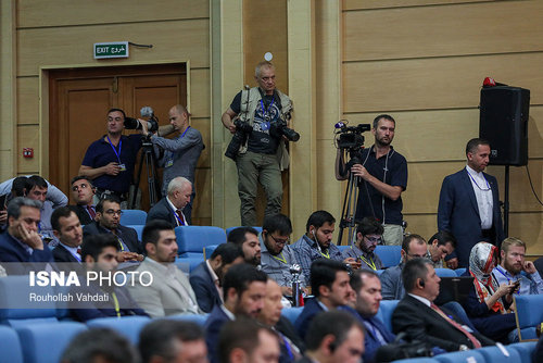 تصاویر/ نشست مطبوعاتی رییسان جمهور ایران، روسیه و ترکیه