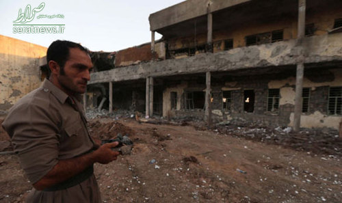 تصاویر/ مقر حزب دموکرات کردستان پس از حمله سپاه