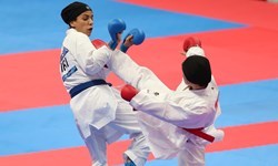 بانوی کاراته کار مدال نقره بازی های آسیایی را به گردن آویخت