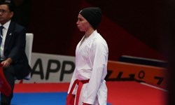 کسب مدال نقره بازی های آسیایی توسط بانوی کاراته کار