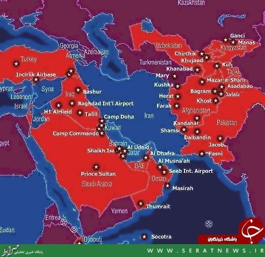 کدام پایگاه‌های آمریکا در تیررس موشک‌های سپاه پاسداران قرار دارند؟ + مشخصات و تصاویر