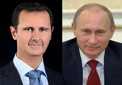 گفتگوی تلفنی اسد و پوتین درباره تحولات سوریه