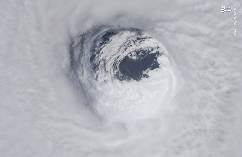 تصویر فضایی از طوفان سهمگین در آمریکا
