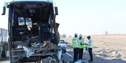جزئیات واژگونی اتوبوس در شمال فارس با ۵ کشته