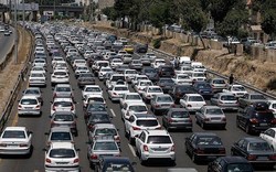 ترافیک نیمه سنگین در آزادراه قزوین_کرج