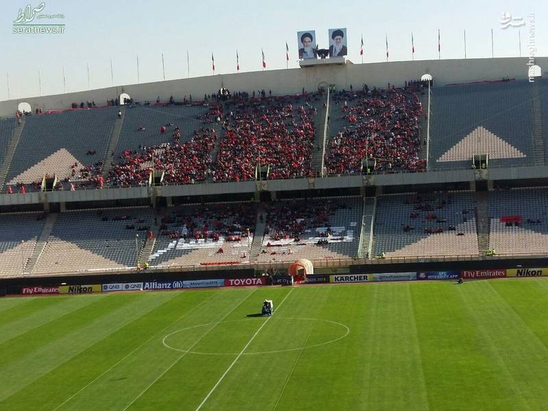 تصاویر/ حال و هوای ورزشگاه آزادی پیش از بازی پرسپولیس