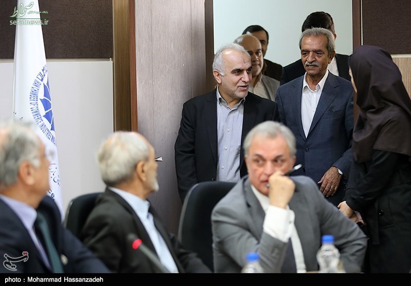 عکس/ حضور وزیر پیشنهادی اقتصاد در اتاق بازرگانی ایران
