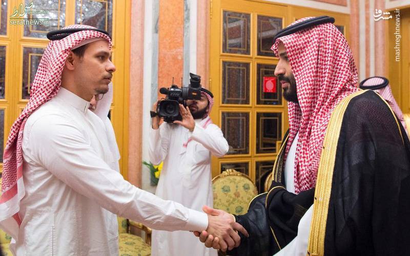 تصاویر/ ترس محافظان شاه سعودی از پسر جمال خاشقچی