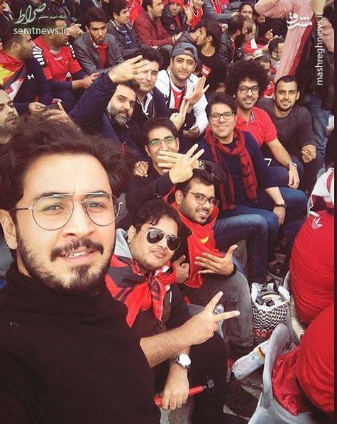 عکس/ حامد همایون در استادیوم آزادی
