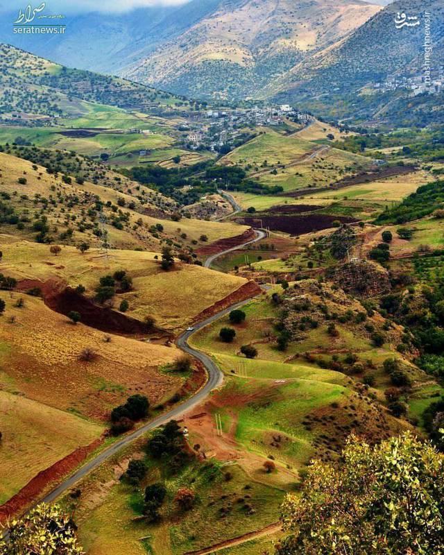 عکس/ جاده‌ شگفت انگیز در کردستان