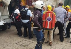 مجروح شدن دو پلیس اسرائیلی توسط جوان فلسطینی
