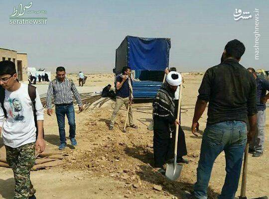 تصاویر/ طلبه های جهادی در مرز مهران
