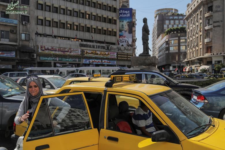 عکس/ پراید تاکسی در خیابان های سوریه