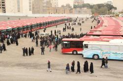 خدمات رسانی اتوبوسرانی تهران به جاماندگان اربعین