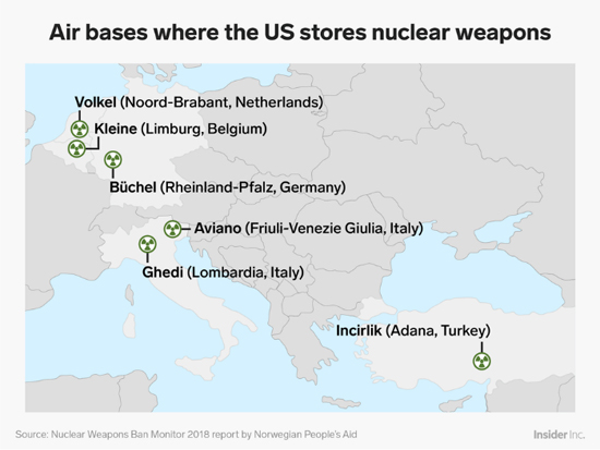 ۹ کشوری که سلاح هسته ای داشته و قلدری می‌کنند