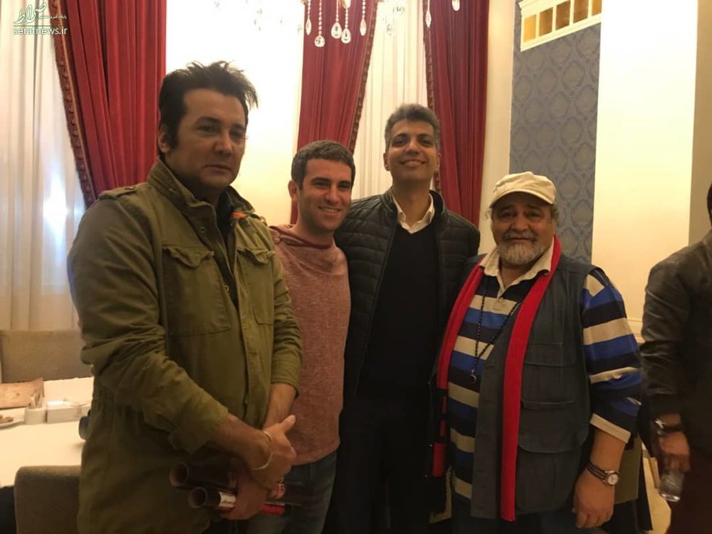 عکس&zwnj;های یادگاری عادل فردوسی&zwnj;پور با نوید محمدزاده استقلالی و شریفی&zwnj;نیای پرسپولیسی!