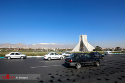 هوای تهران پس از بارش باران سالم شد