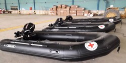 اهدای 20 فروند قایق موتوری اهدایی صلیب سرخ آلمان به خوزستان