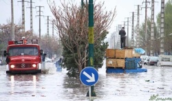 آبگرفتگی معابر در نیمه شرقی کشور