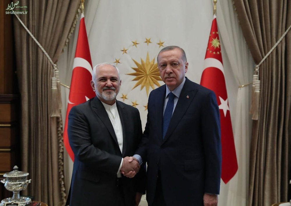 ظریف با اردوغان دیدار کرد +عکس