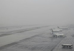 تاخیر پروازها از فرودگاه امام (ره) به دلیل شرایط جوی نامساعد
