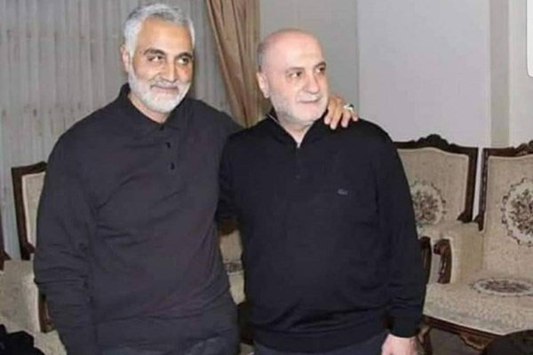 آخرین عکس سردار سلیمانی در بیروت آخرین عکس سردار سلیمانی در بیروت
