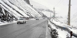برف سنگین در محورهای هراز و فیروزکوه