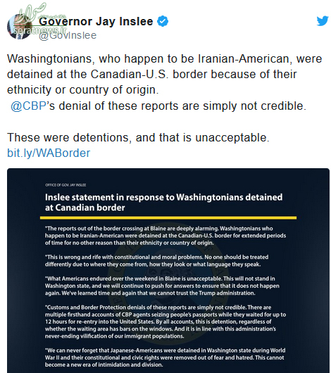 مزاحمت گارد مرزی آمریکا برای ورود ایرانی‌ها به این کشور