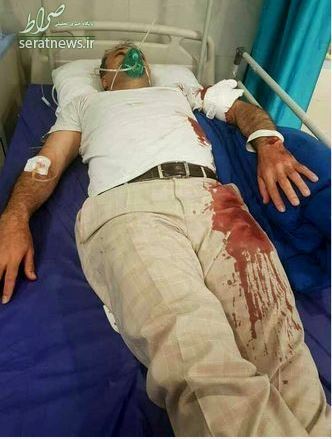 حمله خونین به رئیس شورای شهر بومهن
