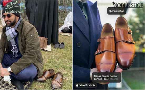 جنجال کفش‌های آمریکایی گران قیمت وزیر جوان در نمازجمعه +عکس