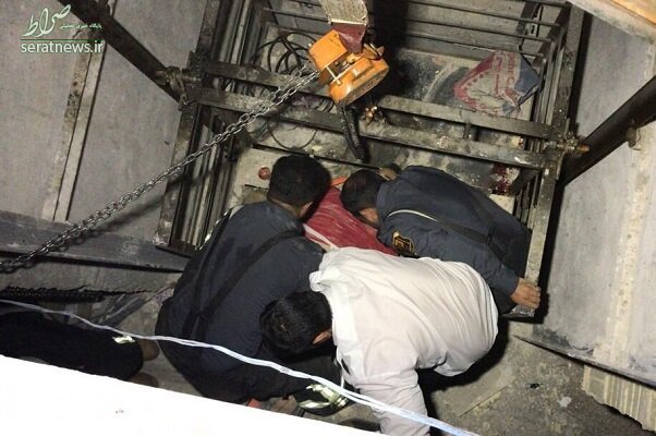 سقوط مرگبار آسانسور