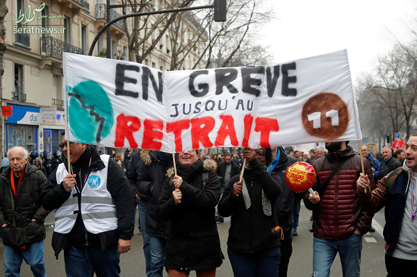 پزشکان و وکلای فرانسوی علیه ماکرون تظاهرات کردند
