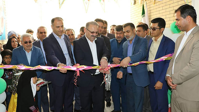 افتتاح دو باب مدرسه در خوزستان با مشارکت بانک ملی ایران