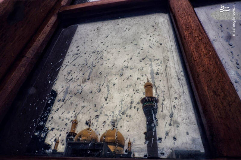 عکس/ حال و هوای بارانی کاظمین