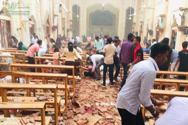 انفجار مرگبار در کلیساهای سریلانکا +تصاویر