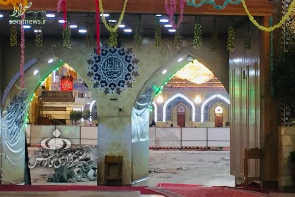 ۲ ورودی حرم حضرت عباس (ع) بسته شد +تصاویر
