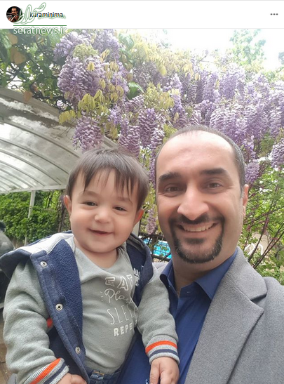 عکس/ نیما کرمی و پسرش در بهار دلنشین
