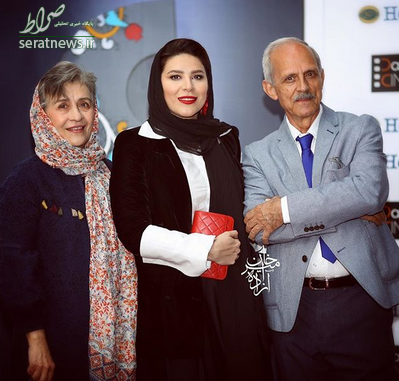 عکس/ سحر دولتشاهى در کنار پدر و مادرش
